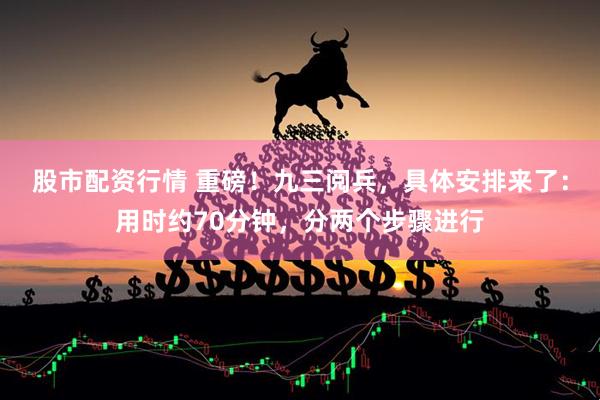 股市配资行情 重磅！九三阅兵，具体安排来了：用时约70分钟，分两个步骤进行